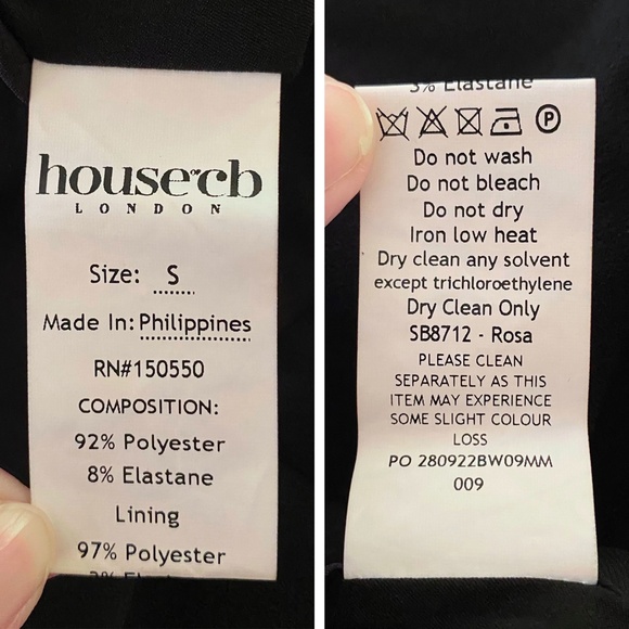 NEW House of CB Rosa Crystal Embellished Maxi Dress Black Small - Picture 17 of 17